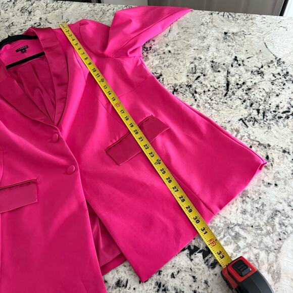 Torrid Pink Studio Refined Crepe Satin Lapel Blazer 2X 19173176 - Picture 12 of 16